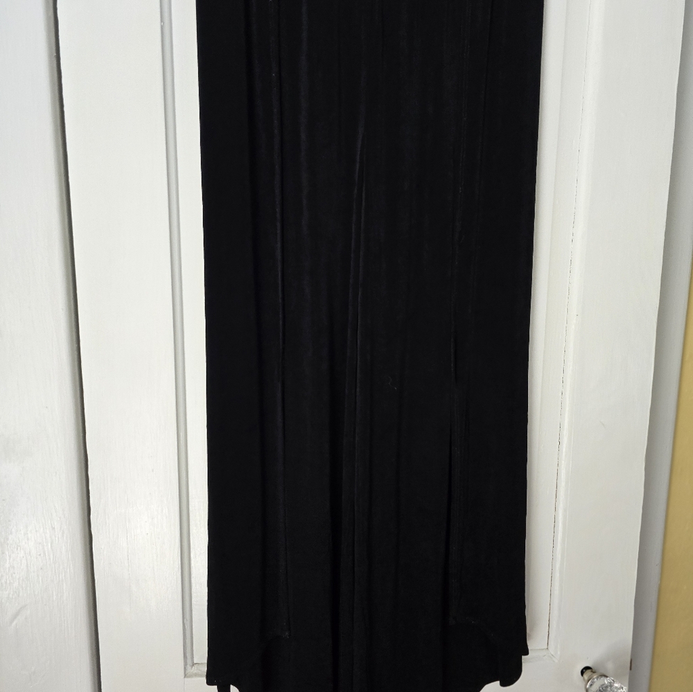 Chico's black ankle length palazzo pants, size 0